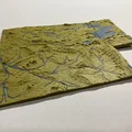 Bản đồ địa hình tiểu bang Utah, Hoa Kỳ (UT) với hệ thống sông ngòi - Thumbnail 6