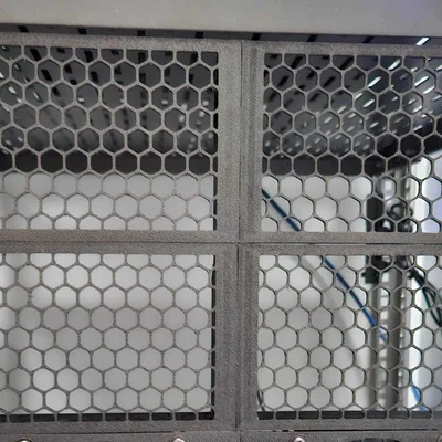 Tấm che tủ mạng 19 inch thiết kế tổ ong (19 inch Rack Blind Panel)