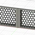 Tấm che tủ mạng 19 inch thiết kế tổ ong (19 inch Rack Blind Panel) - Thumbnail 3