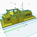 Mô hình đầu tàu hỏa LEGO Locomotive L-02 - Bản in 3D chất lượng - Thumbnail 2