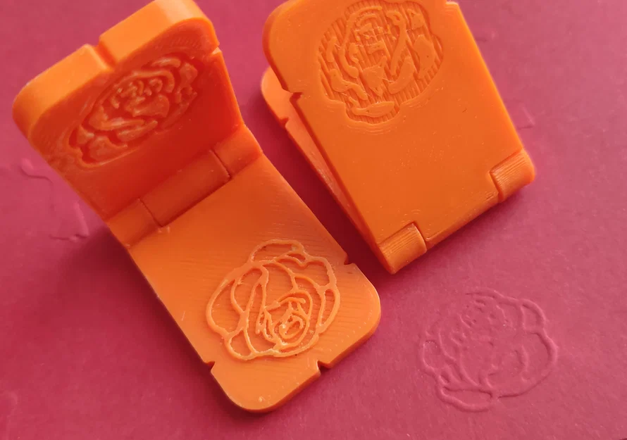 Dụng cụ dập nổi giấy hình Trái tim, Hoa hồng, Động vật và biểu tượng cho 3D Printing - Image 2