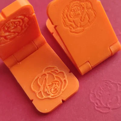 Dụng cụ dập nổi giấy hình Trái tim, Hoa hồng, Động vật và biểu tượng cho 3D Printing