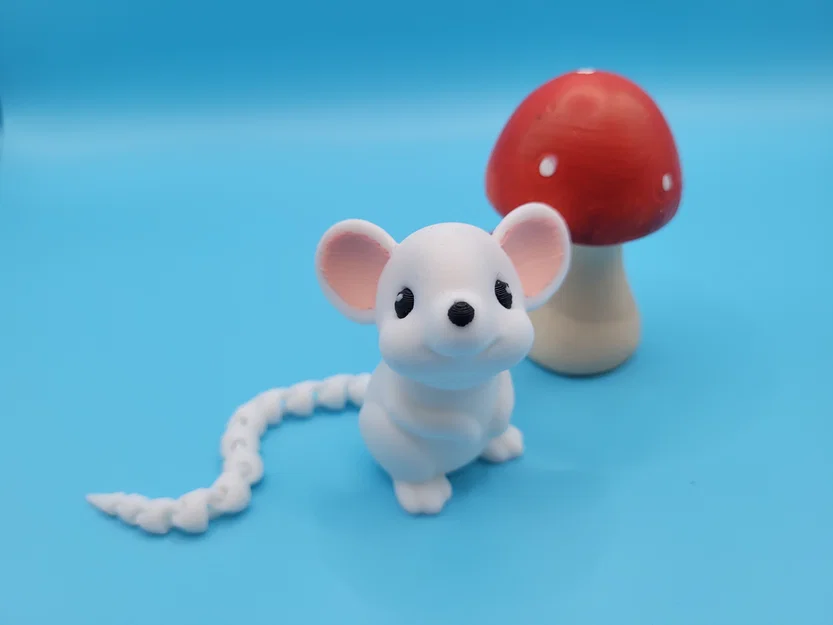 Mô hình Chuột linh hoạt đáng yêu (Articulated Cute Mouse) - Image 1