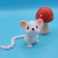 Mô hình Chuột linh hoạt đáng yêu (Articulated Cute Mouse) - Thumbnail 1