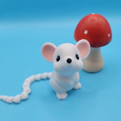 Mô hình Chuột linh hoạt đáng yêu (Articulated Cute Mouse)