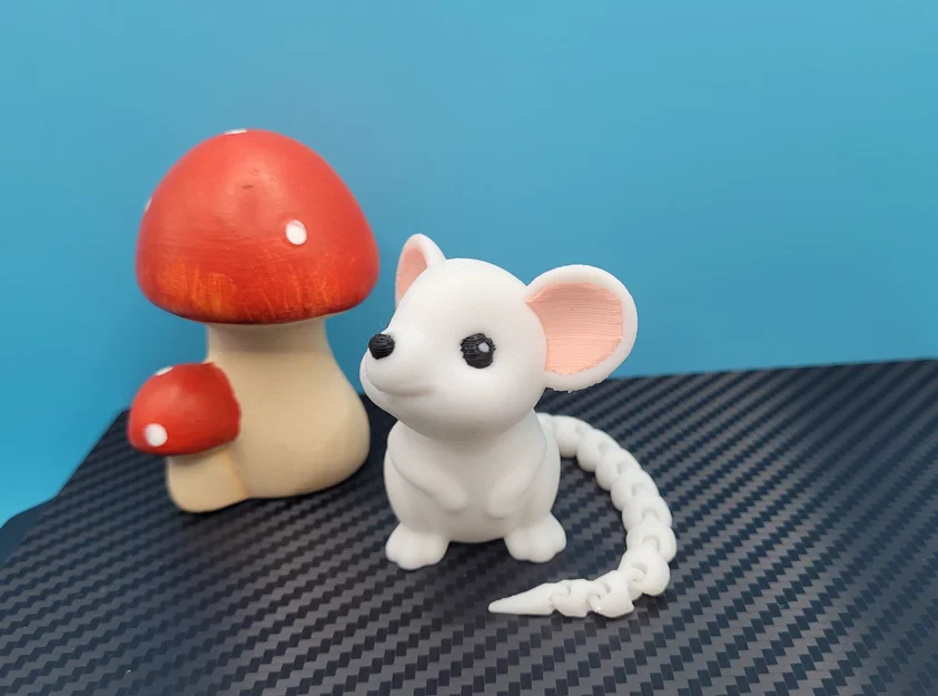 Mô hình Chuột linh hoạt đáng yêu (Articulated Cute Mouse) - Image 2