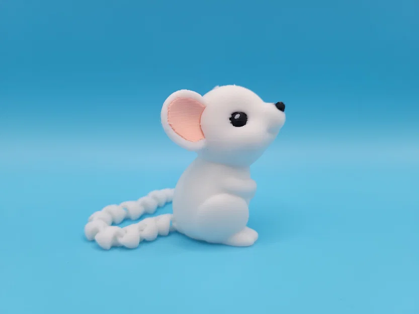 Mô hình Chuột linh hoạt đáng yêu (Articulated Cute Mouse) - Image 3