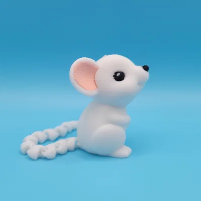Mô hình Chuột linh hoạt đáng yêu (Articulated Cute Mouse)