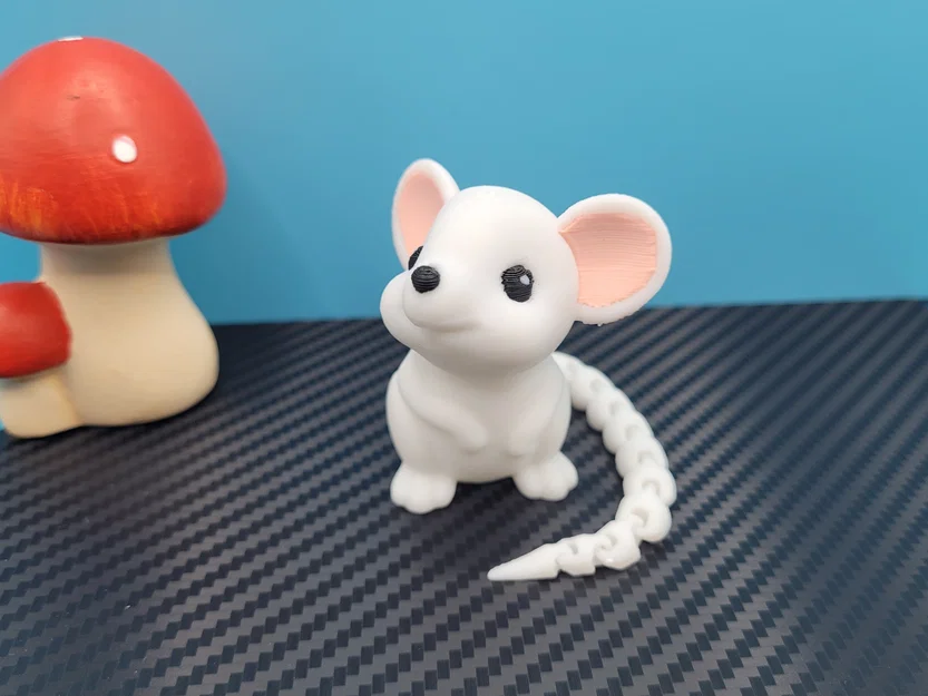 Mô hình Chuột linh hoạt đáng yêu (Articulated Cute Mouse) - Image 4