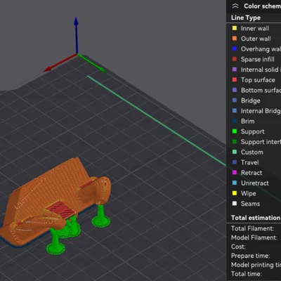 Ống dẫn gió cho Kingroon KP3S Pro V2