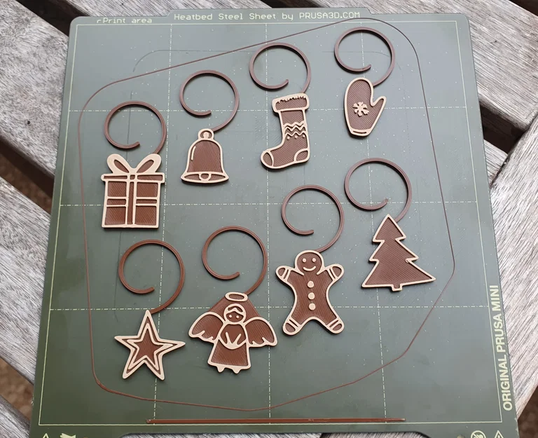 Thẻ đánh dấu ly Giáng sinh - Trang trí tiệc mừng - Image 2