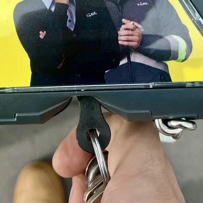 Móc khóa thông minh mở xe đẩy siêu thị in 3D tiện lợi