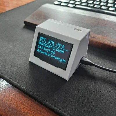Màn hình để bàn hiển thị thông tin Home Assistant cho ESP32