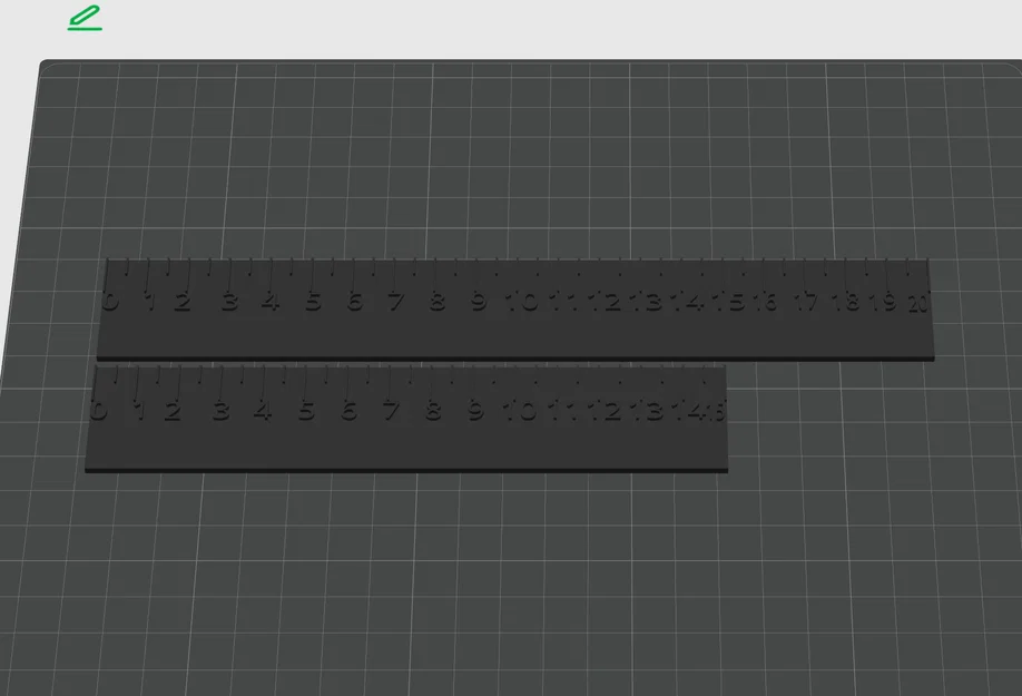 Bộ thước kẻ 15cm và 20cm in 3D tiện dụng cho học tập - Image 1