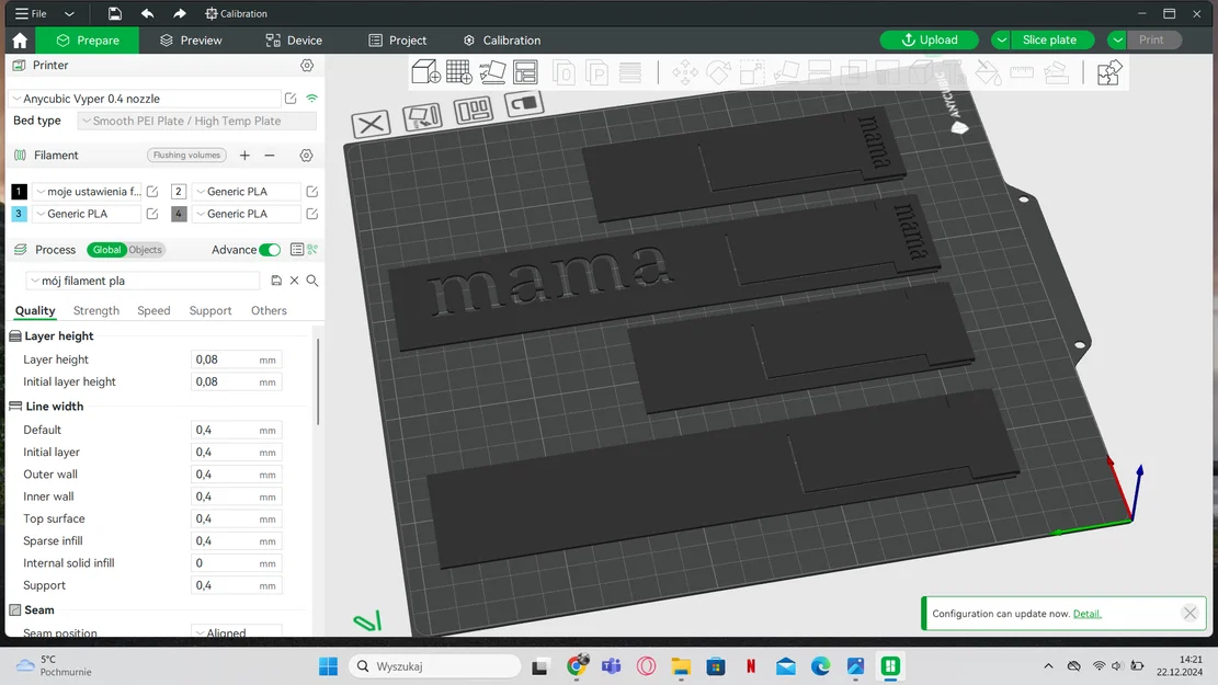 Mẫu in 3D bookmark (thẻ kẹp sách) cá nhân hóa xinh xắn - Image 1