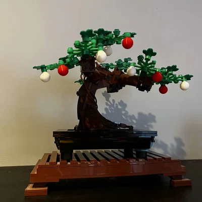 Mô hình quả cầu trang trí Giáng sinh cho LEGO Bonsai