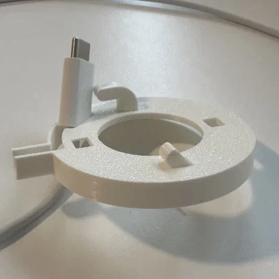 Giá treo bộ sạc Apple MagSafe tối giản cho bảng IKEA Skadis