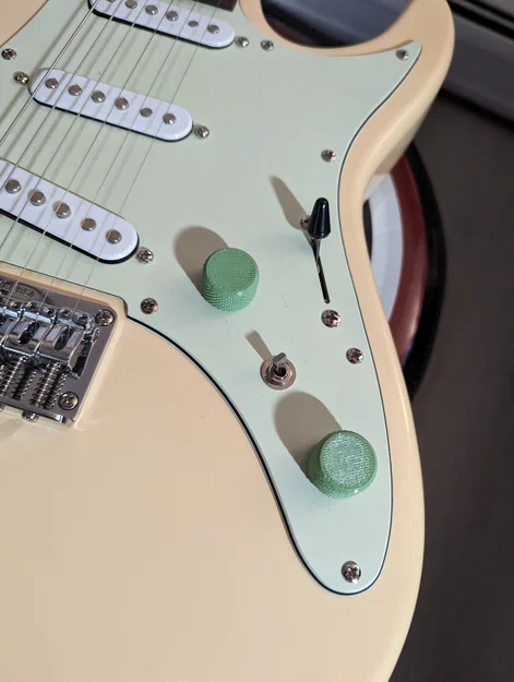 Núm vặn Guitar - Cho trục 6mm (Dạng nhấn) - Bản Remix v1 - Image 3