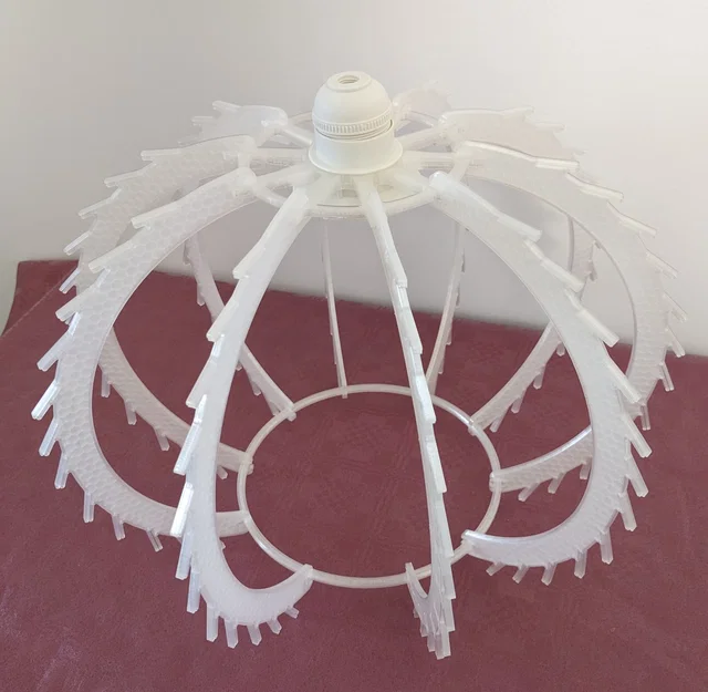 Mẫu in 3D đèn ngủ hoa sen kích thước lớn (phiên bản Light) - Image 2