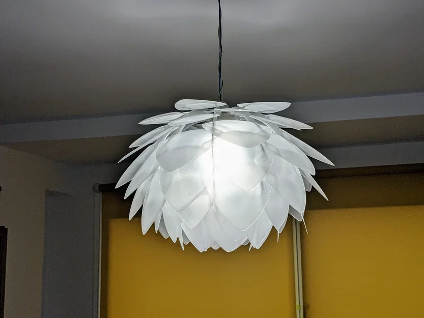 Mẫu in 3D đèn ngủ hoa sen kích thước lớn (phiên bản Light) - Image 4