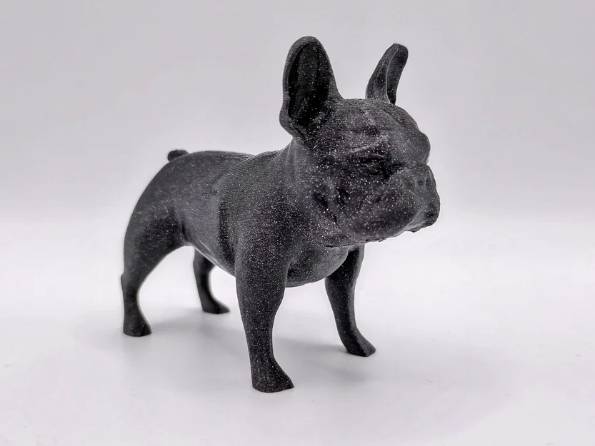 Mô hình 3D chú chó Bull Pháp (French Bulldog) để trang trí siêu dễ thương - Image 3