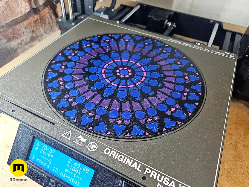 Mô hình trang trí giả kính màu Notre Dame - Image 6