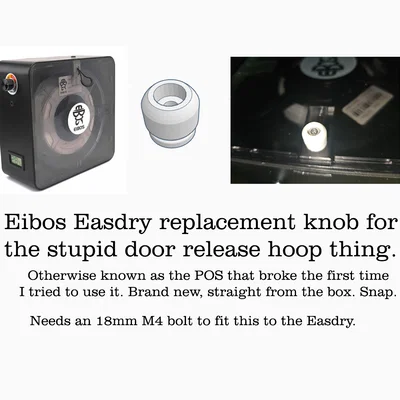 Bộ núm thay thế chốt cửa cho máy sấy nhựa Eibos Easdry