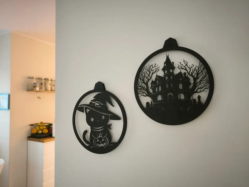 Ring Lamp II với các tấm Panel chủ đề Halloween - Image 3