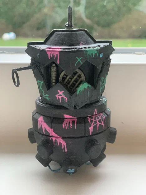 Mô hình lựu đạn Jinx Chompers từ Arcane cho fan 3D printing - Image 1