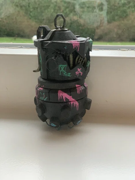 Mô hình lựu đạn Jinx Chompers từ Arcane cho fan 3D printing - Image 2