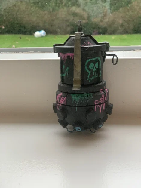 Mô hình lựu đạn Jinx Chompers từ Arcane cho fan 3D printing - Image 3