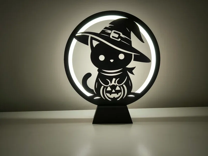 Ring Lamp II với các tấm Panel chủ đề Halloween - Image 10