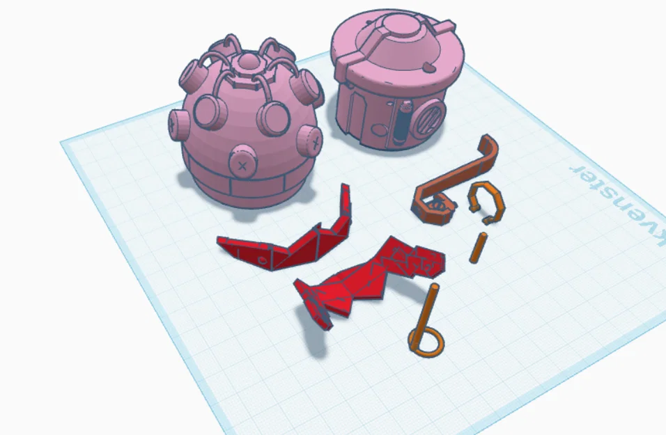 Mô hình lựu đạn Jinx Chompers từ Arcane cho fan 3D printing - Image 5