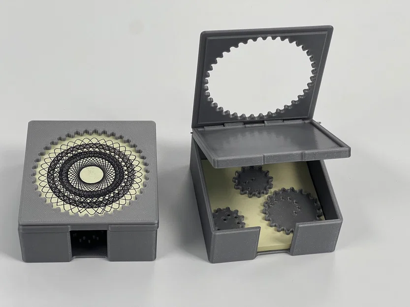 Dụng cụ vẽ hình Spirograph cho giấy ghi chú (Sticky Note) - Image 2