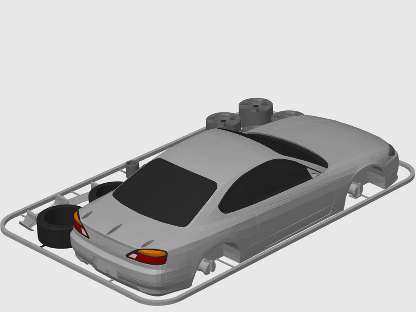 Nissan Silvia S15 Kit Card (tỷ lệ 1:24) - Image 3