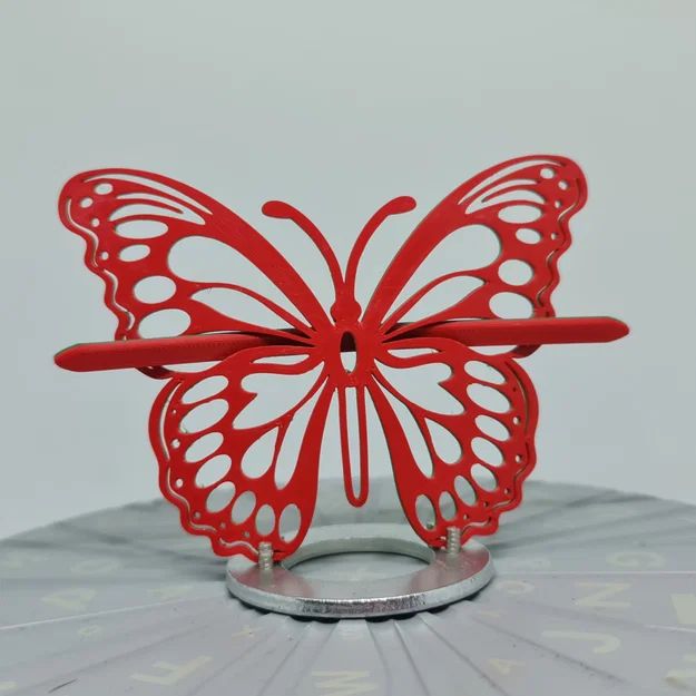 Kẹp tóc hình cánh bướm (Spona do vlasů Motýl) - Mẫu in 3D đẹp - Image 4