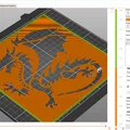 Khuôn Vẽ Hình Rồng 3D (Stencil: Dragon) Tinh Xảo Cho Nghệ Thuật - Thumbnail 2