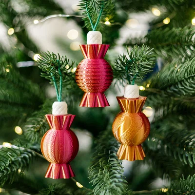 Bộ Đồ Trang Trí Cây Thông Noel Hình Viên Kẹo