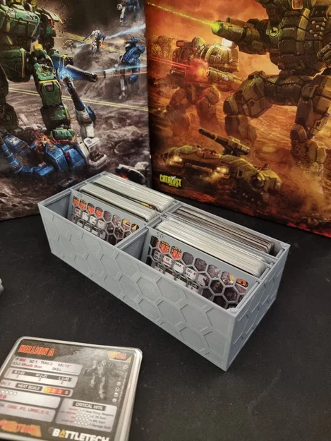 Khay đựng thẻ bài xếp chồng Battletech - Image 1