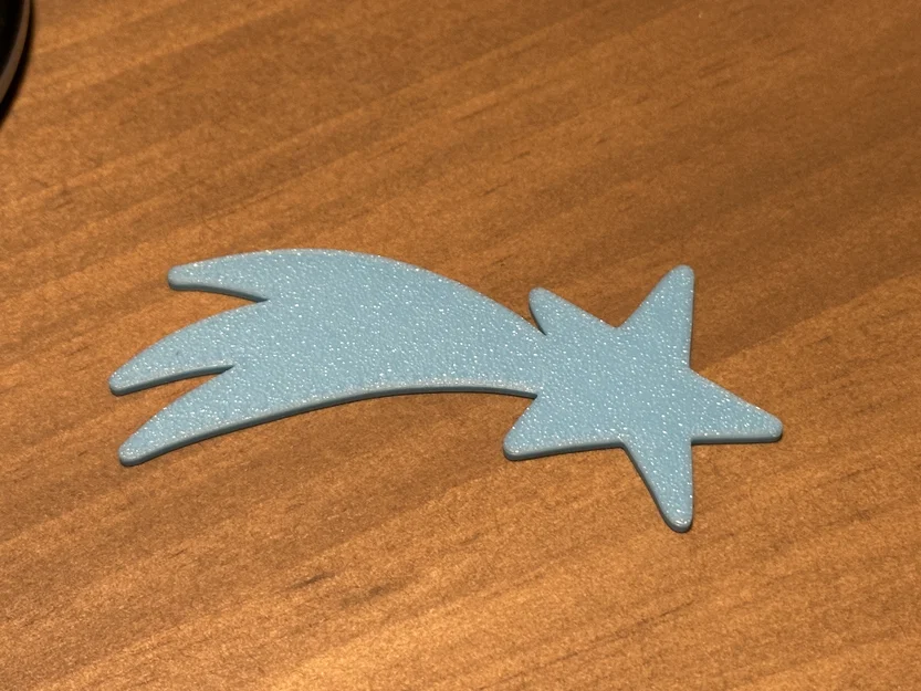 Mô hình ngôi sao băng phát sáng trong đêm (Sternschnuppe) 3D - Image 1