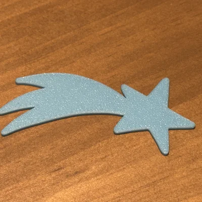 Mô hình ngôi sao băng phát sáng trong đêm (Sternschnuppe) 3D