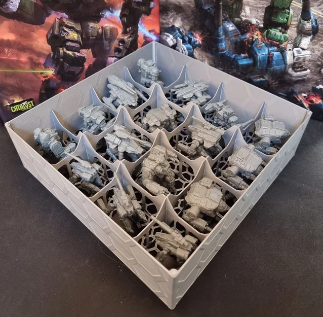 Khay xếp chồng lưu trữ mô hình Battletech 4x4 cỡ XL - Image 1