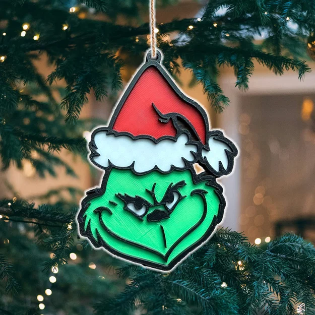 Đồ trang trí cây thông Noel hình Grinch (Christmas The Grinch Tree Ornament) - Image 1