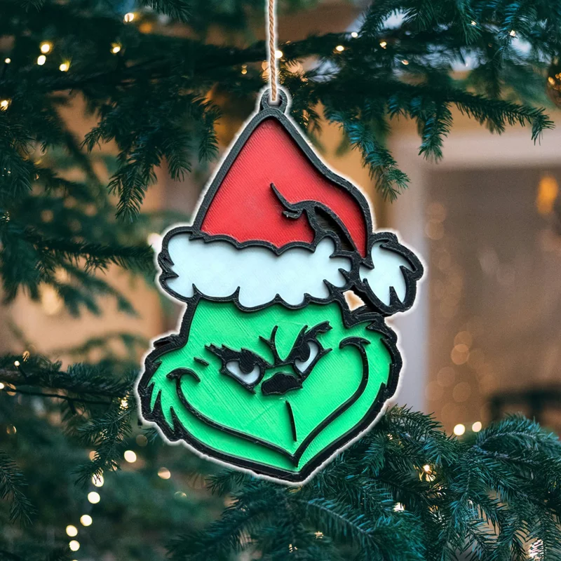 Đồ trang trí cây thông Noel hình Grinch (Christmas The Grinch Tree Ornament)