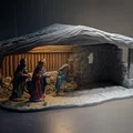 Tự tay làm mô hình Hang đá Giáng sinh (Nativity Scene)! Khung nền Diorama - Thumbnail 7