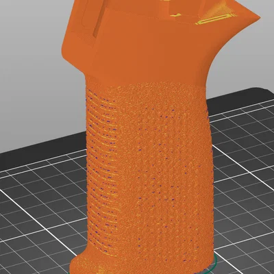 Tay cầm 20° Slim Grip cho Mosquito Open Beta 2 & MK1 Airsoft