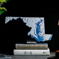 Bản đồ địa hình Maryland, USA (MD) cùng sông ngòi in 3D - Thumbnail 11