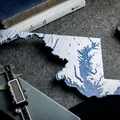 Bản đồ địa hình Maryland, USA (MD) cùng sông ngòi in 3D - Thumbnail 16