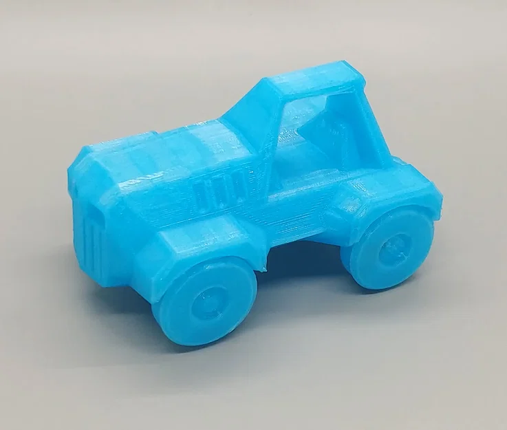 Mô hình xe kéo Low Poly Tractor in 3D không cần support - Image 2