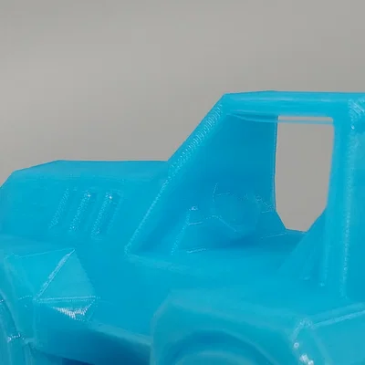 Mô hình xe kéo Low Poly Tractor in 3D không cần support